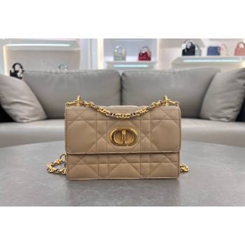 Dior Miss Caro Mini bag in Macrocannage Lambskin Biscuits Beige 2024 5169 (XXG-241031095)