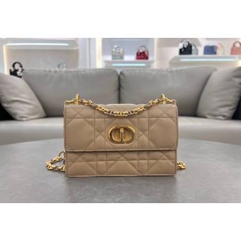 Dior Miss Caro Mini bag in Macrocannage Lambskin Biscuits Beige 2024 5169 (XXG-241031095)