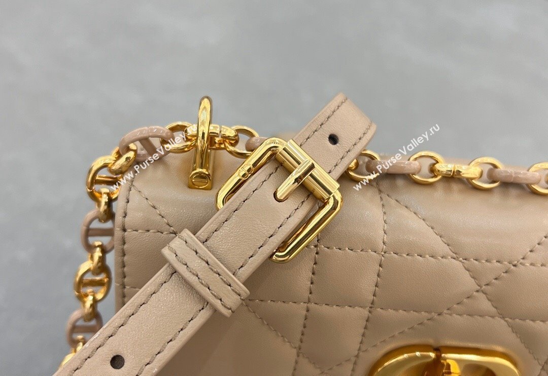 Dior Miss Caro Mini bag in Macrocannage Lambskin Biscuits Beige 2024 5169 (XXG-241031095)