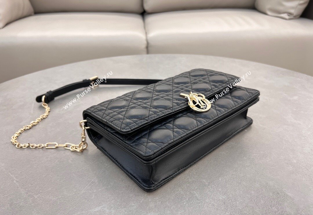 Dior My Dior Top Handle Bag in Cannage Lambskin Black 2024 0997 (BF-241031082)