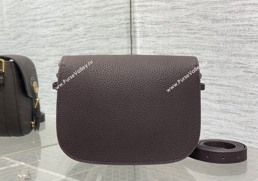 Dior Medium Bobby Bag in Grained Calfskin Coffee Brown 2024 M9042 (XXG-241212023)