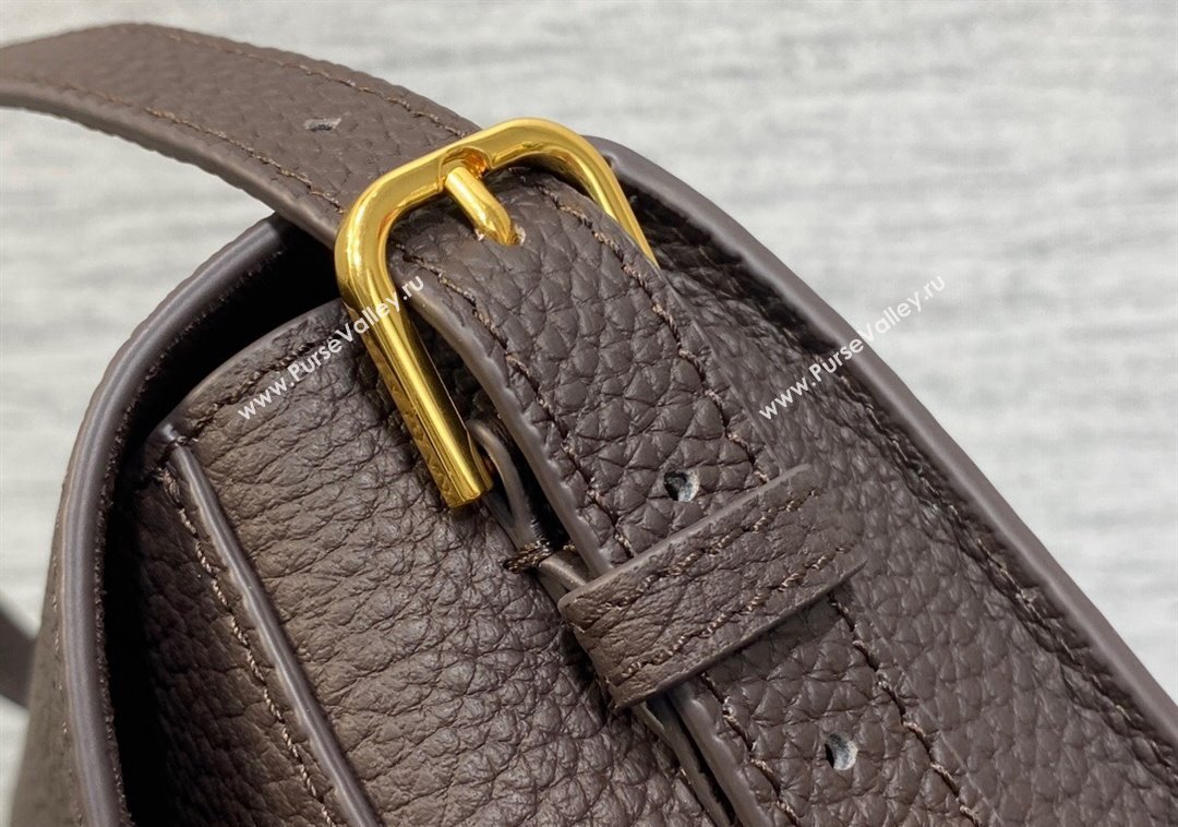 Dior Medium Bobby Bag in Grained Calfskin Coffee Brown 2024 M9042 (XXG-241212023)