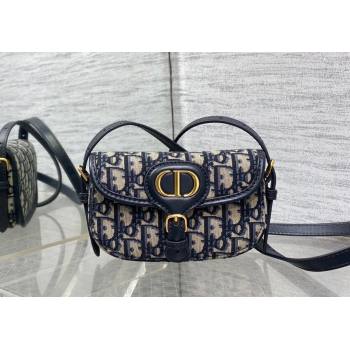 Dior Bobby Mini Bag in Blue Oblique Jacquard 2024 M9042 (XXG-241212014)