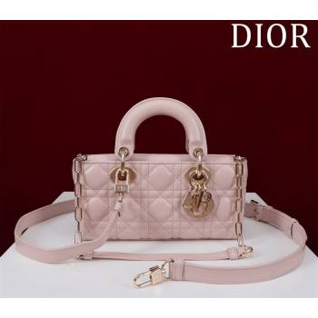 Dior Small Lady D-Joy Bag in Cannage Lambskin Light Pink 2024 M0541 1212 (XXG-241212039)