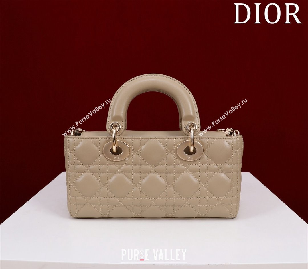 Dior Small Lady D-Joy Bag in Cannage Lambskin Beige 2024 M0541 1212 (XXG-241212043)