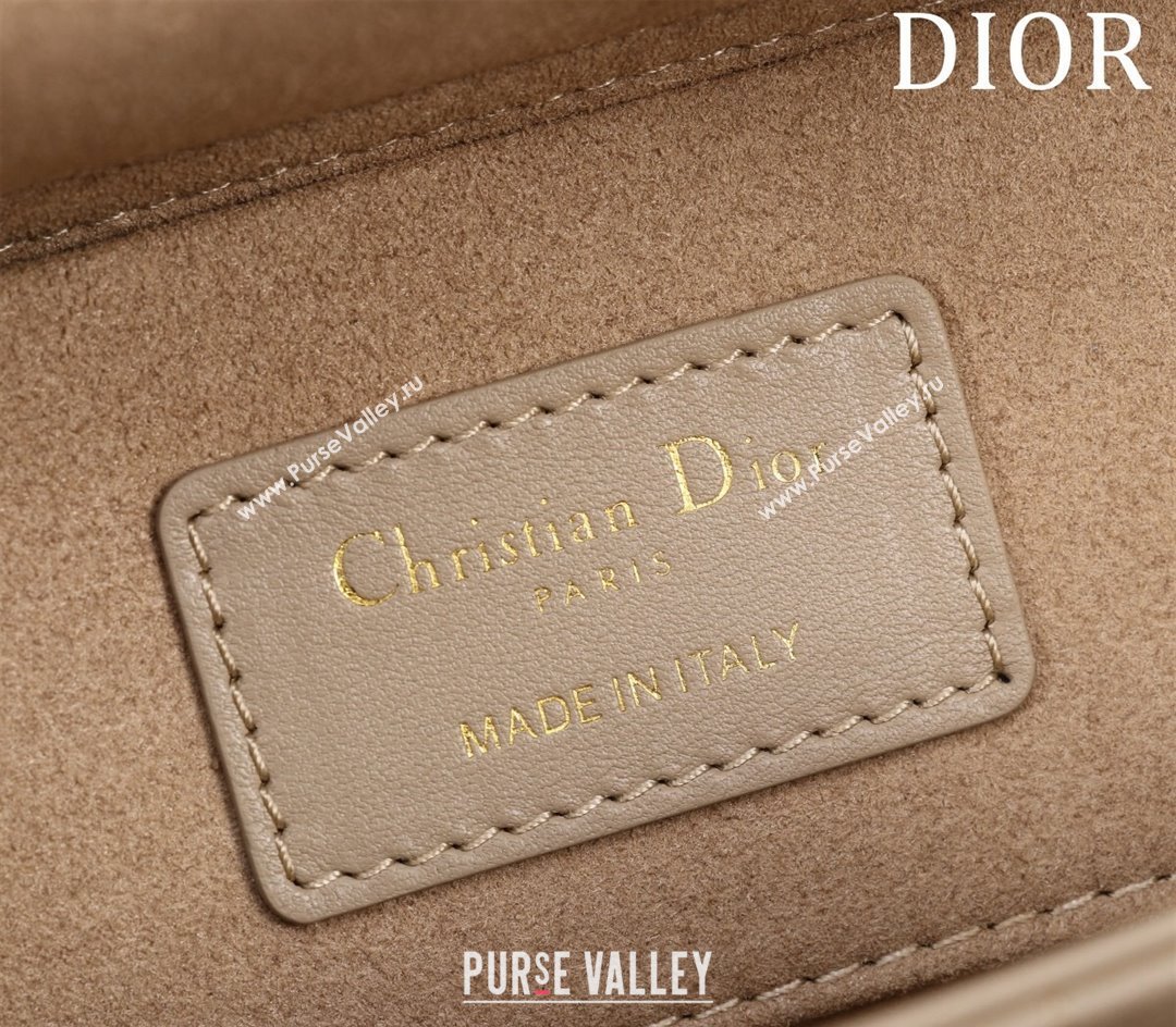 Dior Small Lady D-Joy Bag in Cannage Lambskin Beige 2024 M0541 1212 (XXG-241212043)