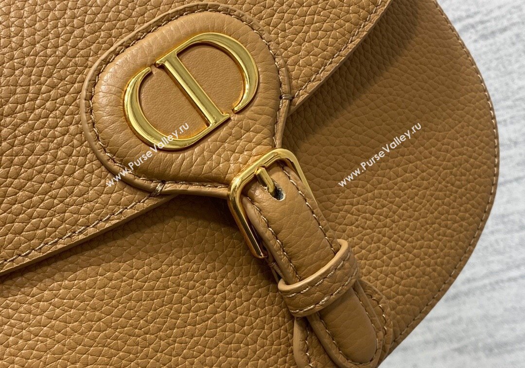 Dior Medium Bobby Bag in Biscuit Brown Grained Calfskin 2024 M9042 (XXG-241212020)