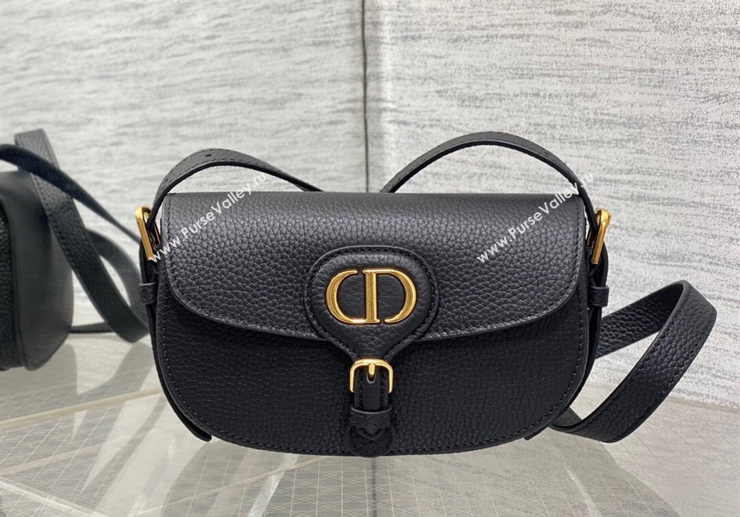 Dior Bobby East-West Bag in Grained Calfskin Black 2024 M9042 (XXG-241212017)