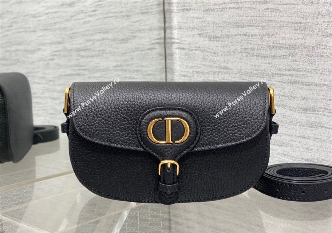 Dior Bobby East-West Bag in Grained Calfskin Black 2024 M9042 (XXG-241212017)