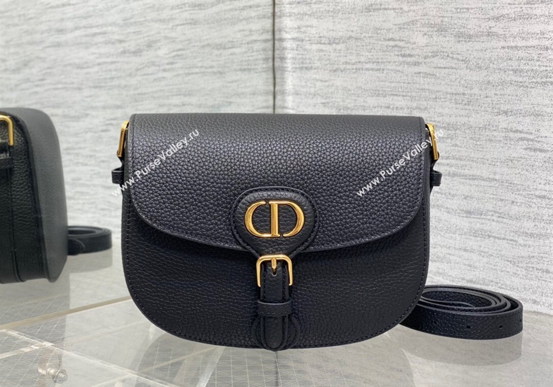 Dior Medium Bobby Bag in Grained Calfskin Black 2024 M9042 (XXG-241212021)