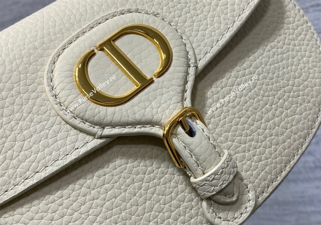 Dior Bobby East-West Bag in Grained Calfskin White 2024 M9042 (XXG-241212018)