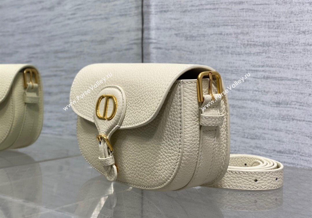 Dior Bobby East-West Bag in Grained Calfskin White 2024 M9042 (XXG-241212018)