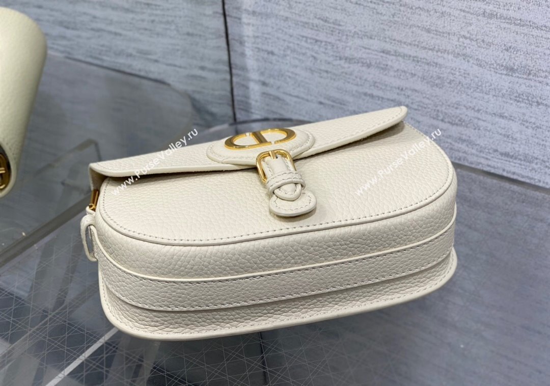 Dior Bobby East-West Bag in Grained Calfskin White 2024 M9042 (XXG-241212018)