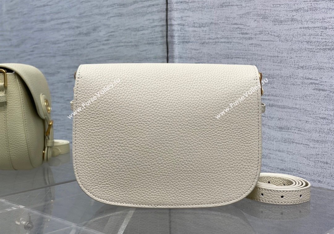 Dior Medium Bobby Bag in Grained Calfskin White 2024 M9042 (XXG-241212022)