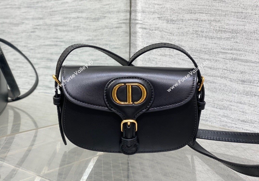 Dior Bobby Mini Bag in Box Calfskin Black 2024 M9042 (XXG-241212013)