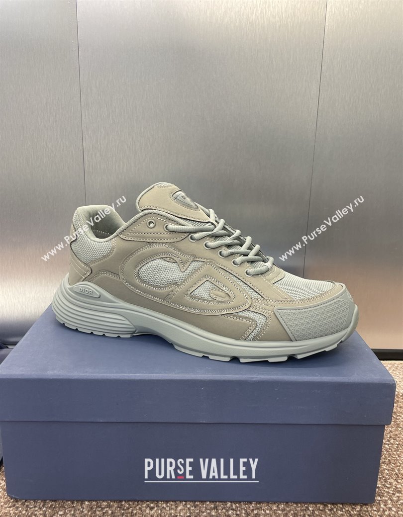 Dior B30 Sneakers in CD Mesh and Leather Grey 2024 1231 (JC-241231031)