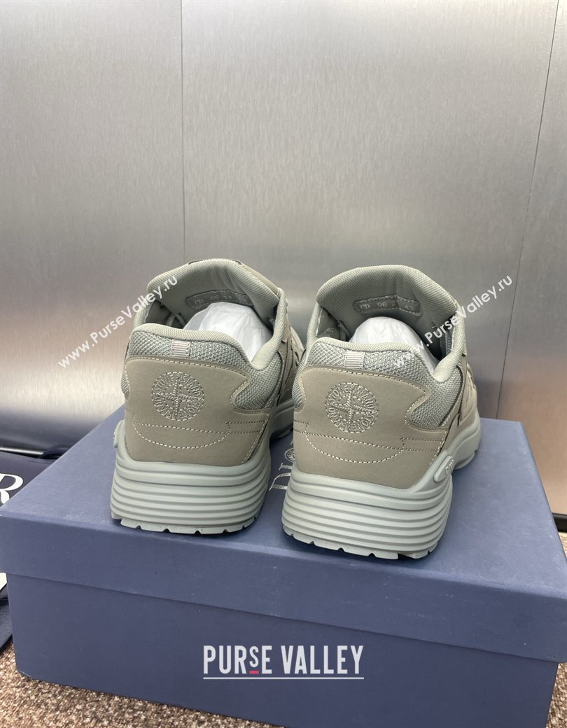 Dior B30 Sneakers in CD Mesh and Leather Grey 2024 1231 (JC-241231031)