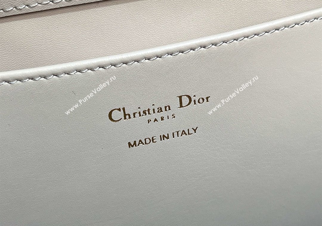 Dior Medium Toujours Vertical Tote Bag in Macrocannage Calfskin Powder Beige 2025 2836 (XXG-250207081)