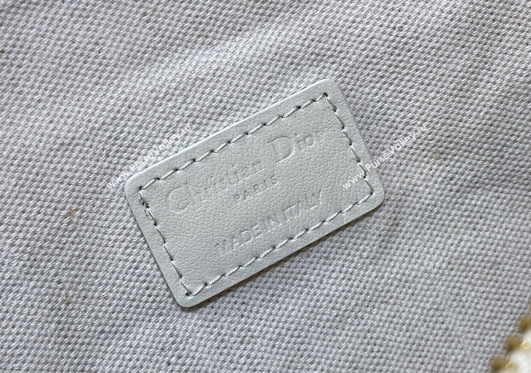 Dior Medium DiorTravel Nomad Pouch in Gold-Tone Dior Oblique Jacquard 2025 5554 (XXG-250207065)