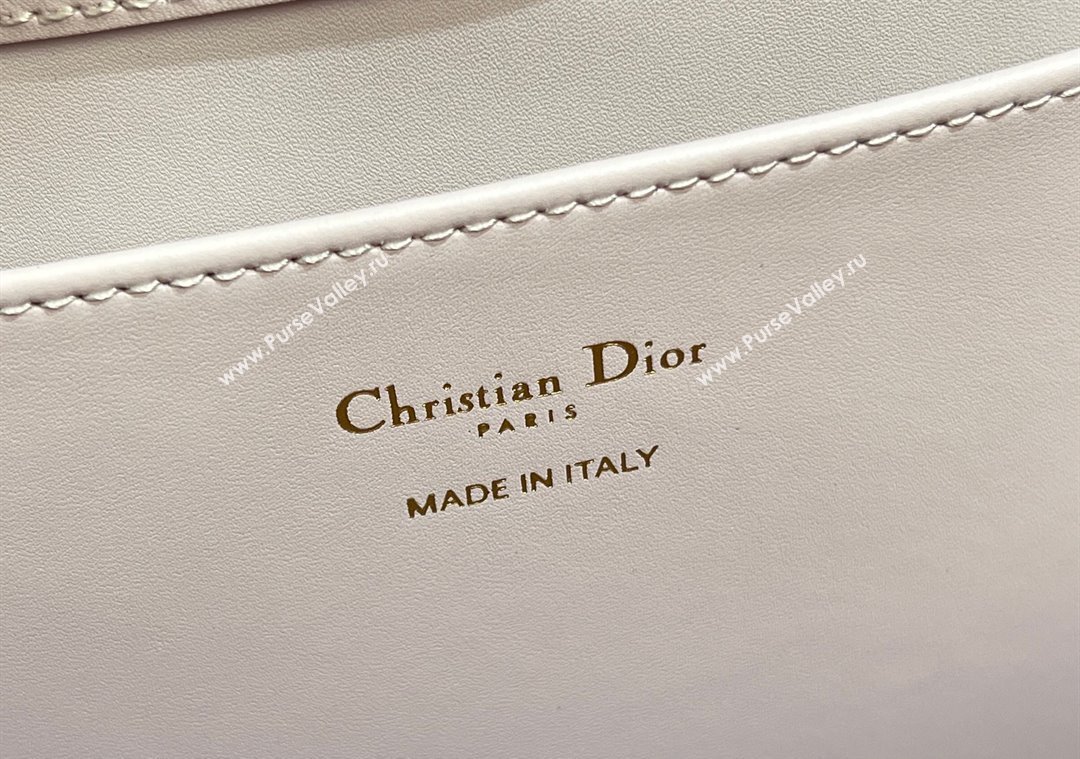 Dior Medium Toujours Vertical Tote Bag in Macrocannage Calfskin Pale Pink 2025 2836 (XXG-250207082)