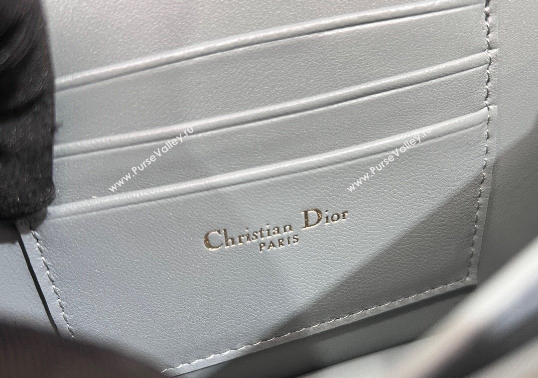 Dior Miss Caro Mini bag in Macrocannage Lambskin Deep Grey 2025 M5169 (XXG-250208016)