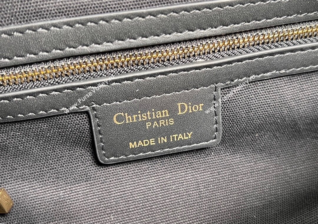 Dior Small D-Journey Hobo Bag in Vintage Smooth Calfskin Black 2025 2416 (XXG-250207063)