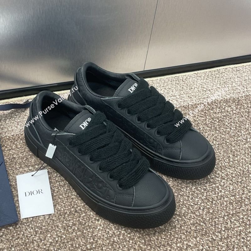 Travis x Dior B33 Low-top Sneakers in Oblique Calfskin Black 2025 0220 (JC-250220083)