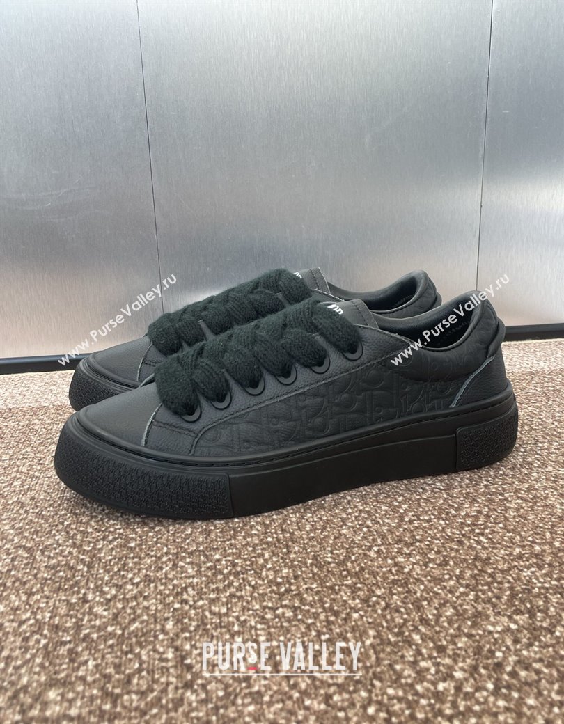 Travis x Dior B33 Low-top Sneakers in Oblique Calfskin Black 2025 0220 (JC-250220083)