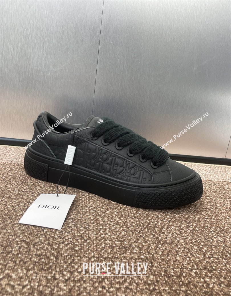 Travis x Dior B33 Low-top Sneakers in Oblique Calfskin Black 2025 0220 (JC-250220083)