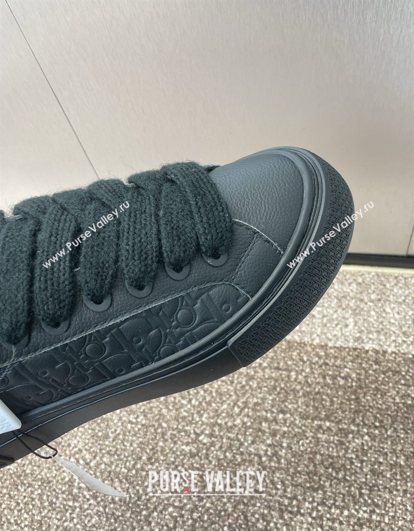 Travis x Dior B33 Low-top Sneakers in Oblique Calfskin Black 2025 0220 (JC-250220083)
