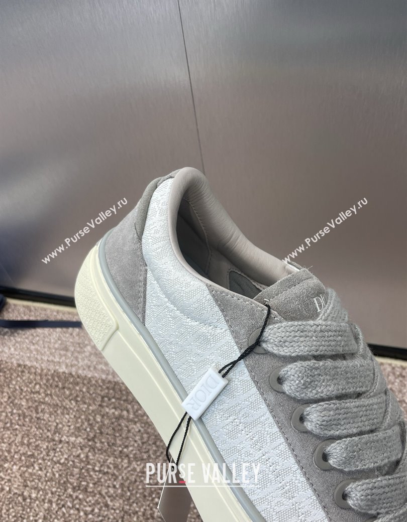 Travis x Dior B33 Low-top Sneakers in Oblique Jacquard and Suede Grey 2025 (JC-250220087)