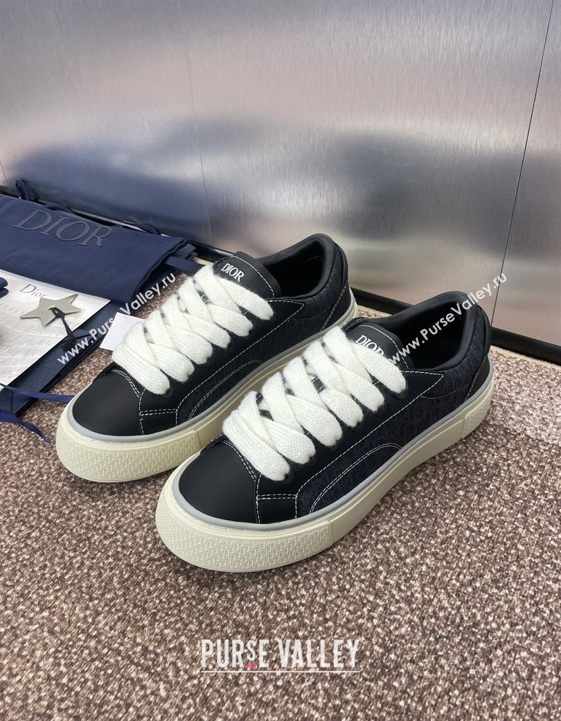 Travis x Dior B33 Low-top Sneakers in Oblique Jacquard and Suede Black 2025 (JC-250220089)