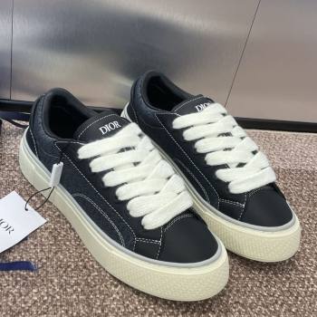 Travis x Dior B33 Low-top Sneakers in Oblique Jacquard and Suede Black 2025 (JC-250220089)