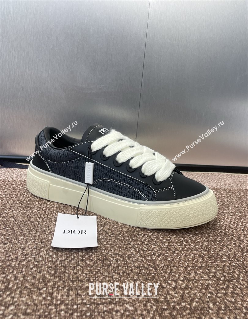 Travis x Dior B33 Low-top Sneakers in Oblique Jacquard and Suede Black 2025 (JC-250220089)