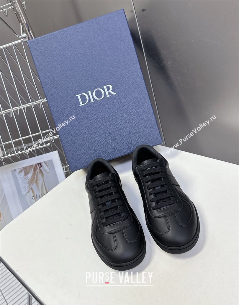 Dior B01 Matchpoint Sneakers in Smooth Calfskin Black 2025 (HQG-250605033)