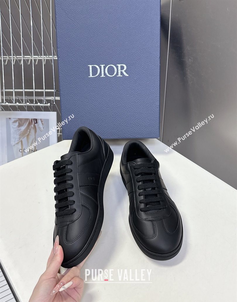 Dior B01 Matchpoint Sneakers in Smooth Calfskin Black 2025 (HQG-250605033)