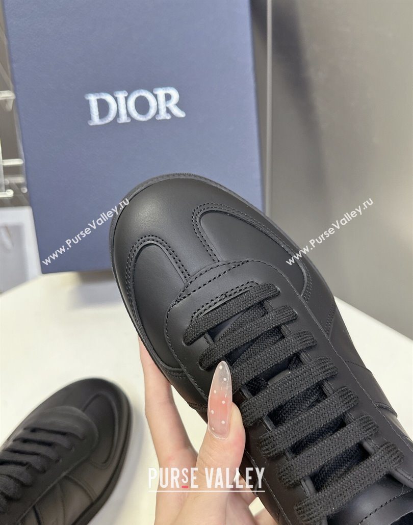 Dior B01 Matchpoint Sneakers in Smooth Calfskin Black 2025 (HQG-250605033)