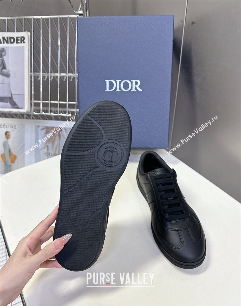 Dior B01 Matchpoint Sneakers in Smooth Calfskin Black 2025 (HQG-250605033)
