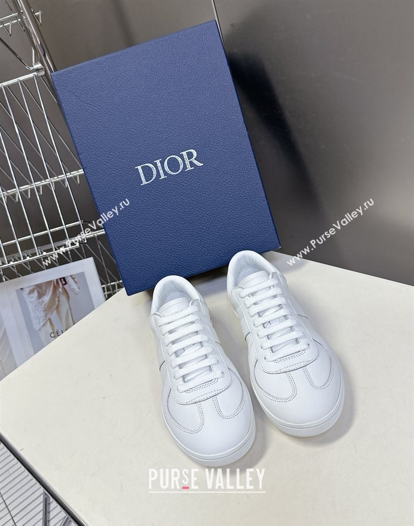 Dior B01 Matchpoint Sneakers in Smooth Calfskin White 2025 (HQG-250605034)