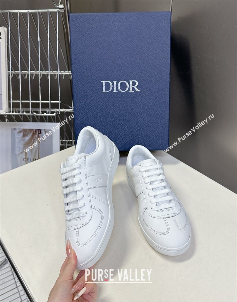 Dior B01 Matchpoint Sneakers in Smooth Calfskin White 2025 (HQG-250605034)