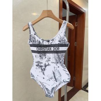 Dior One-Piece Swimwear White2 2025 0313 (SHI-250313051)