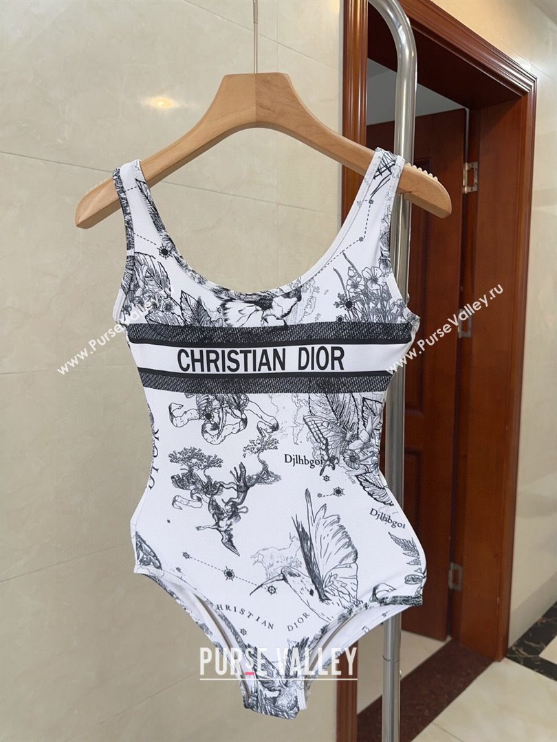 Dior One-Piece Swimwear White2 2025 0313 (SHI-250313051)