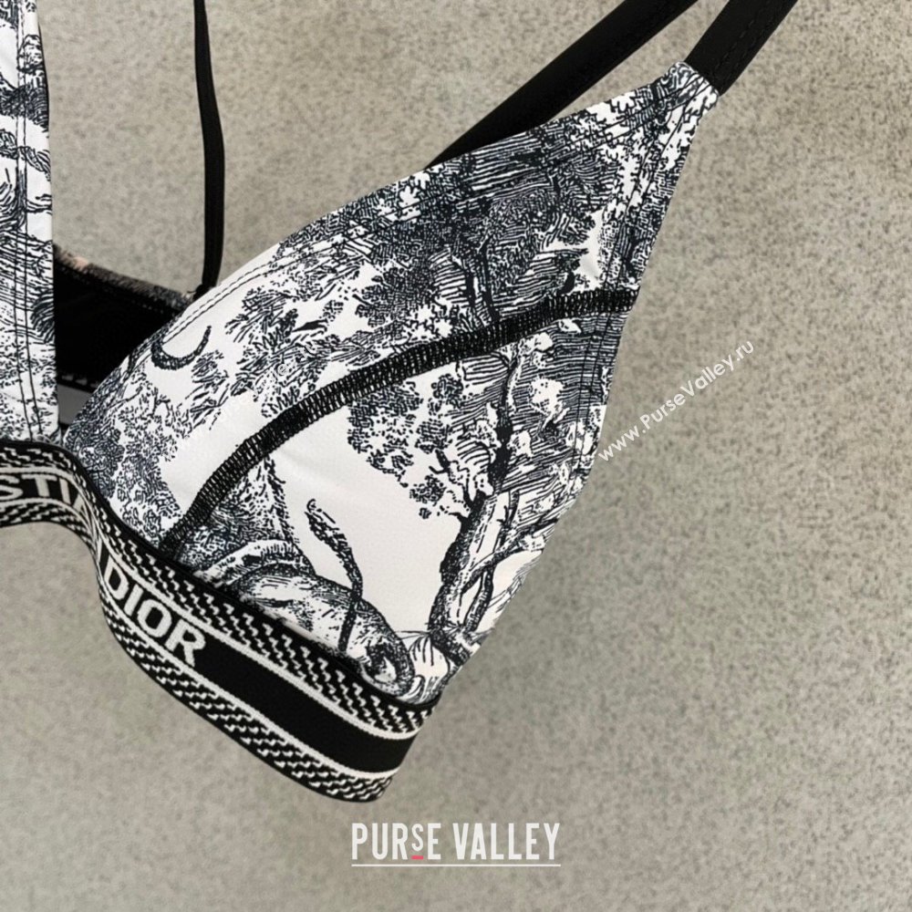 Dior Two-Pieces Swimwear Black/White 2025 0313 (SHI-250313059)