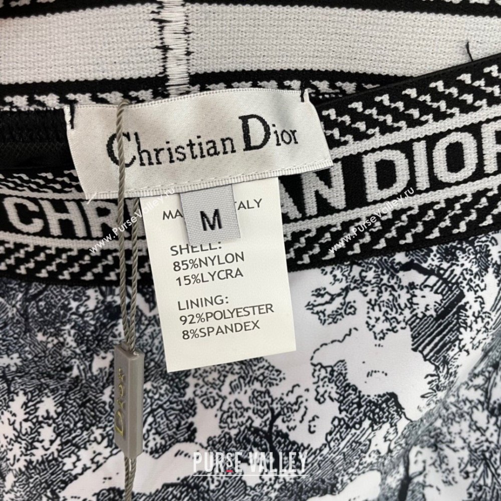 Dior Two-Pieces Swimwear Black/White 2025 0313 (SHI-250313059)