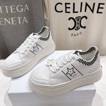 Dior Star Platform Sneakers in Technical Mesh White 2025 (MD-250425012)