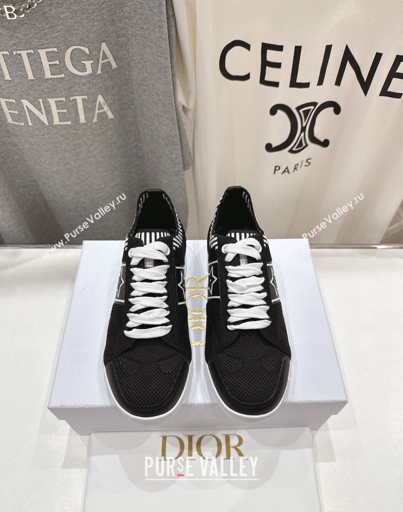 Dior Star Low-top Sneakers in Technical Mesh Black 2025 (MD-250425011)