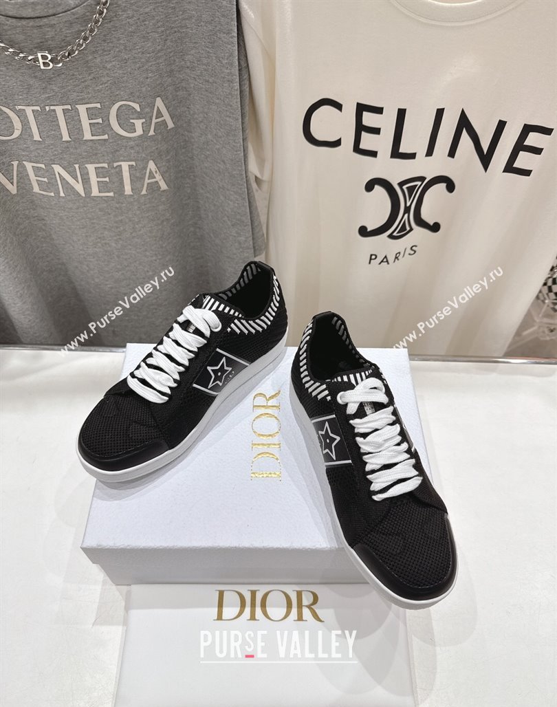 Dior Star Low-top Sneakers in Technical Mesh Black 2025 (MD-250425011)