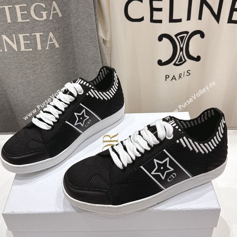 Dior Star Low-top Sneakers in Technical Mesh Black 2025 (MD-250425011)