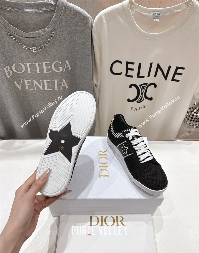 Dior Star Low-top Sneakers in Technical Mesh Black 2025 (MD-250425011)