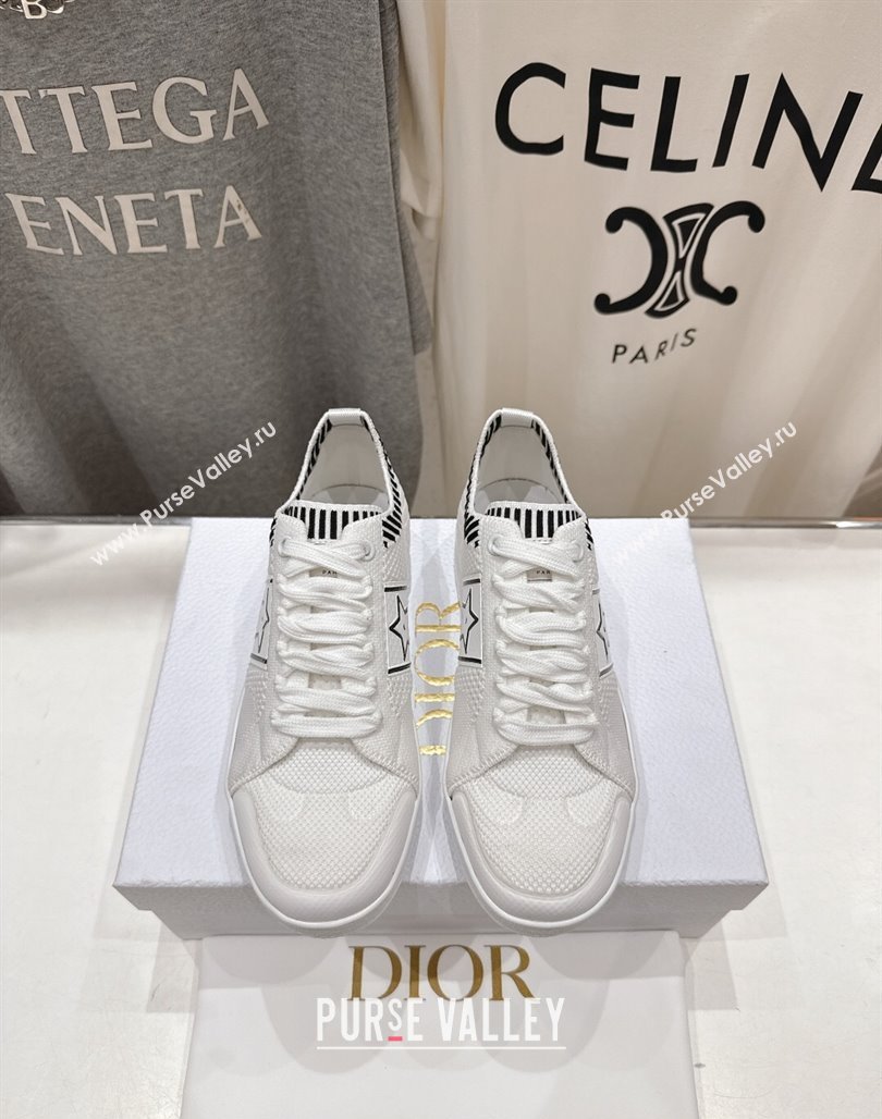 Dior Star Low-top Sneakers in Technical Mesh White 2025 (MD-250425013)